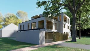 Eladó új építésű lakás – Szarvas, Strand utca 2. látványterv